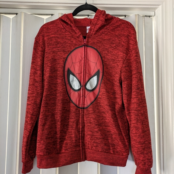 New Spiderman zip up hoodie sz XL - Picture 1 of 6